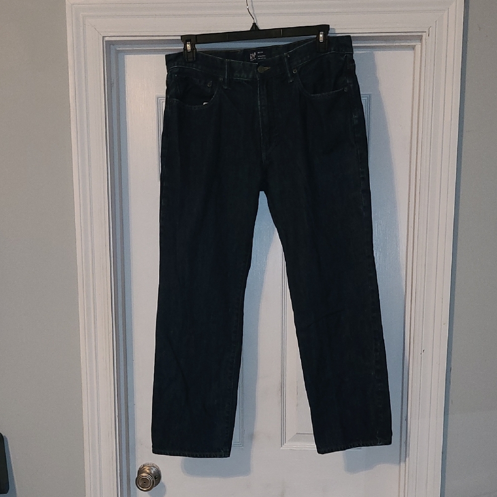 GAP Men's Dark Blue Straight Jeans 36x30